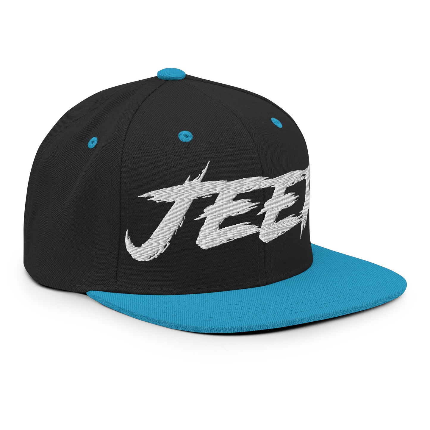 Casquette SnapBack de couleur noire et bleue "Jeep"