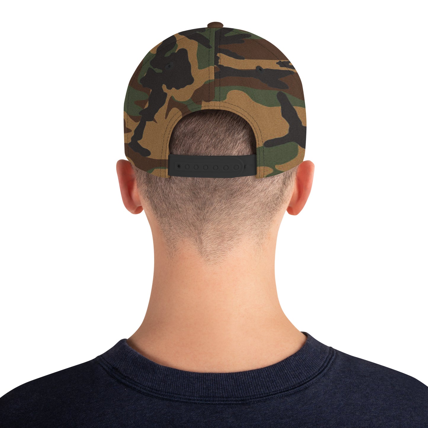 Casquette SnapBack de couleur camouflage verte et marron "Jeep"