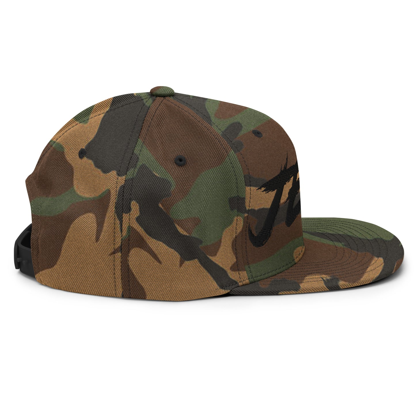 Casquette SnapBack de couleur camouflage verte et marron "Jeep"