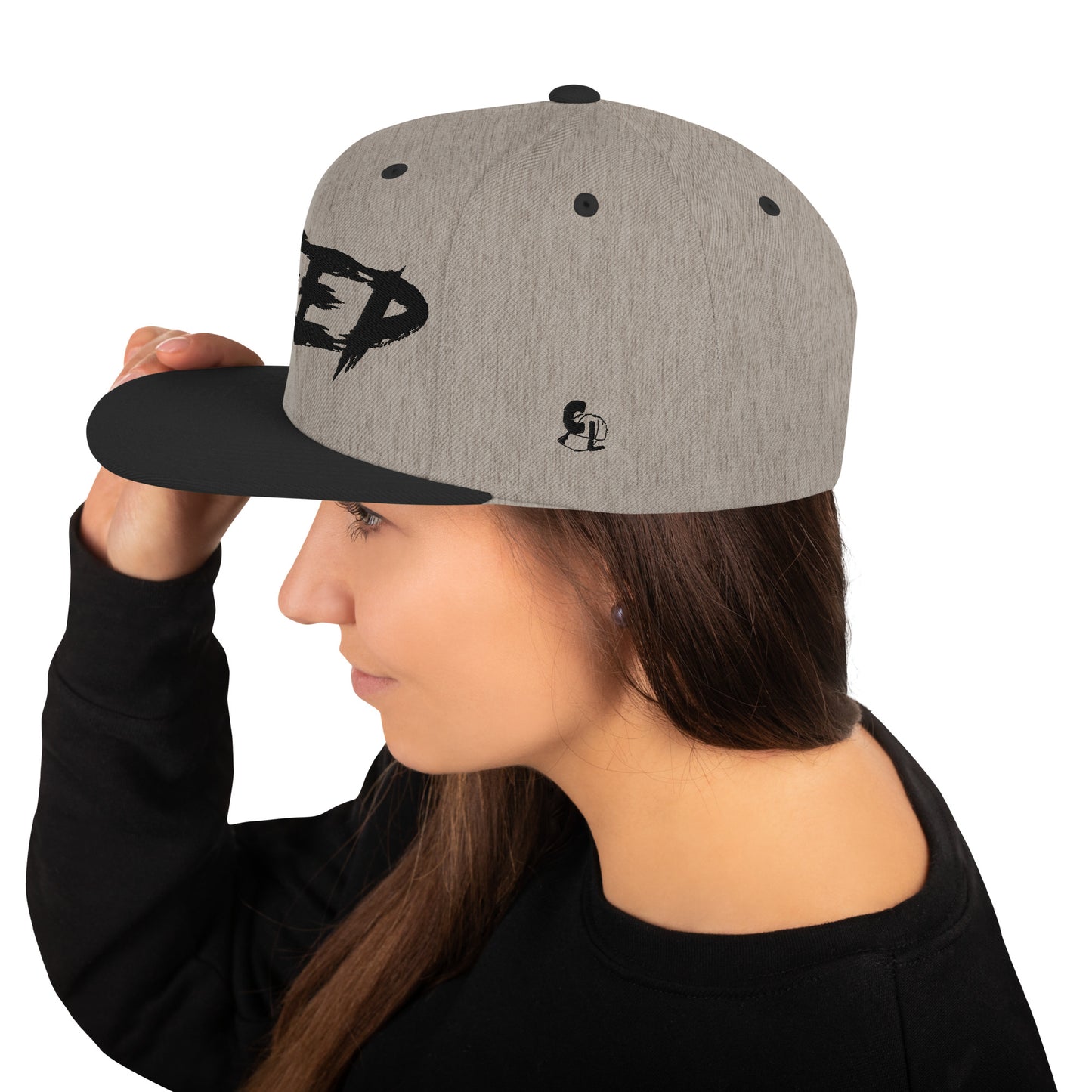 Casquette SnapBack de couleur grise et noire "Jeep"