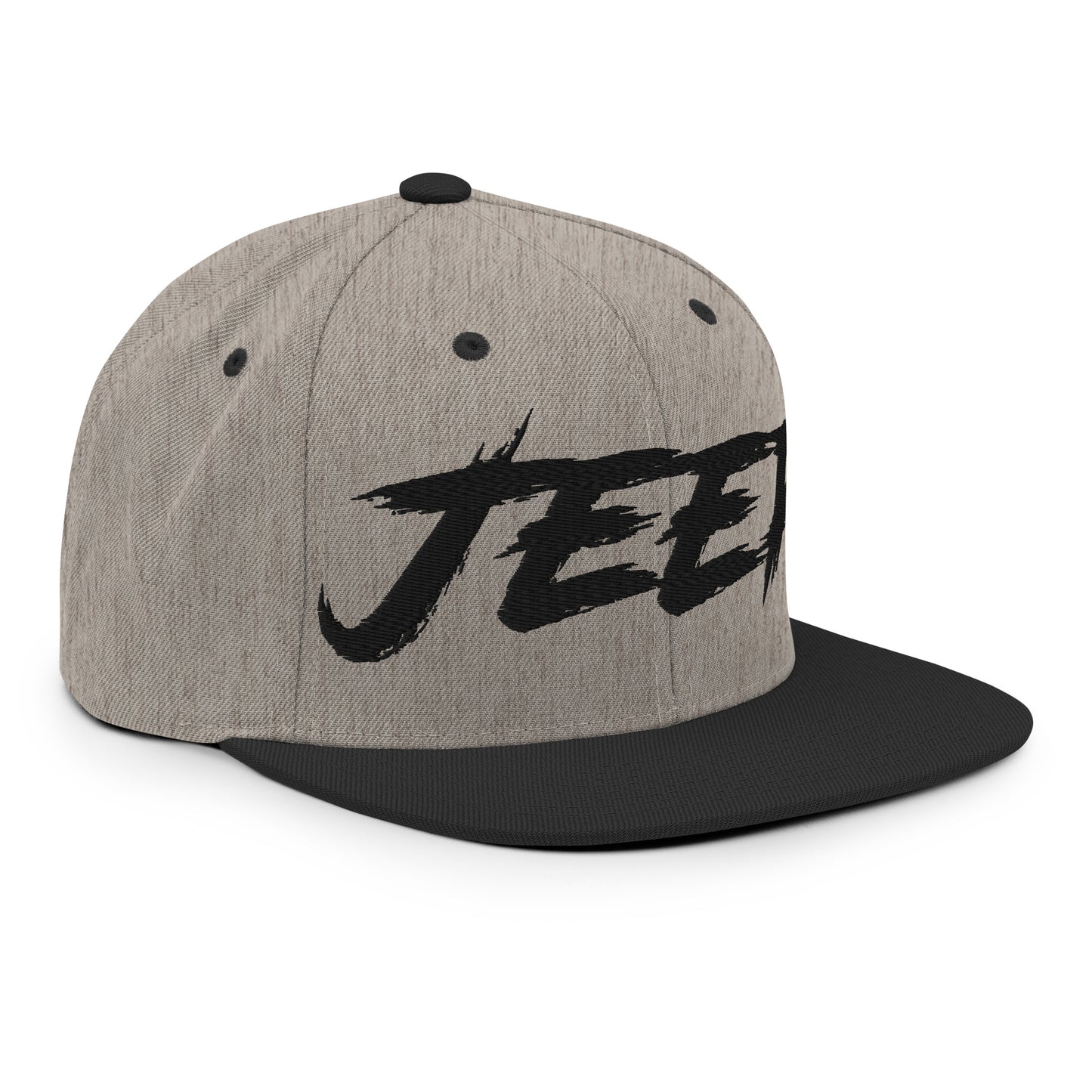 Casquette SnapBack de couleur grise et noire "Jeep"