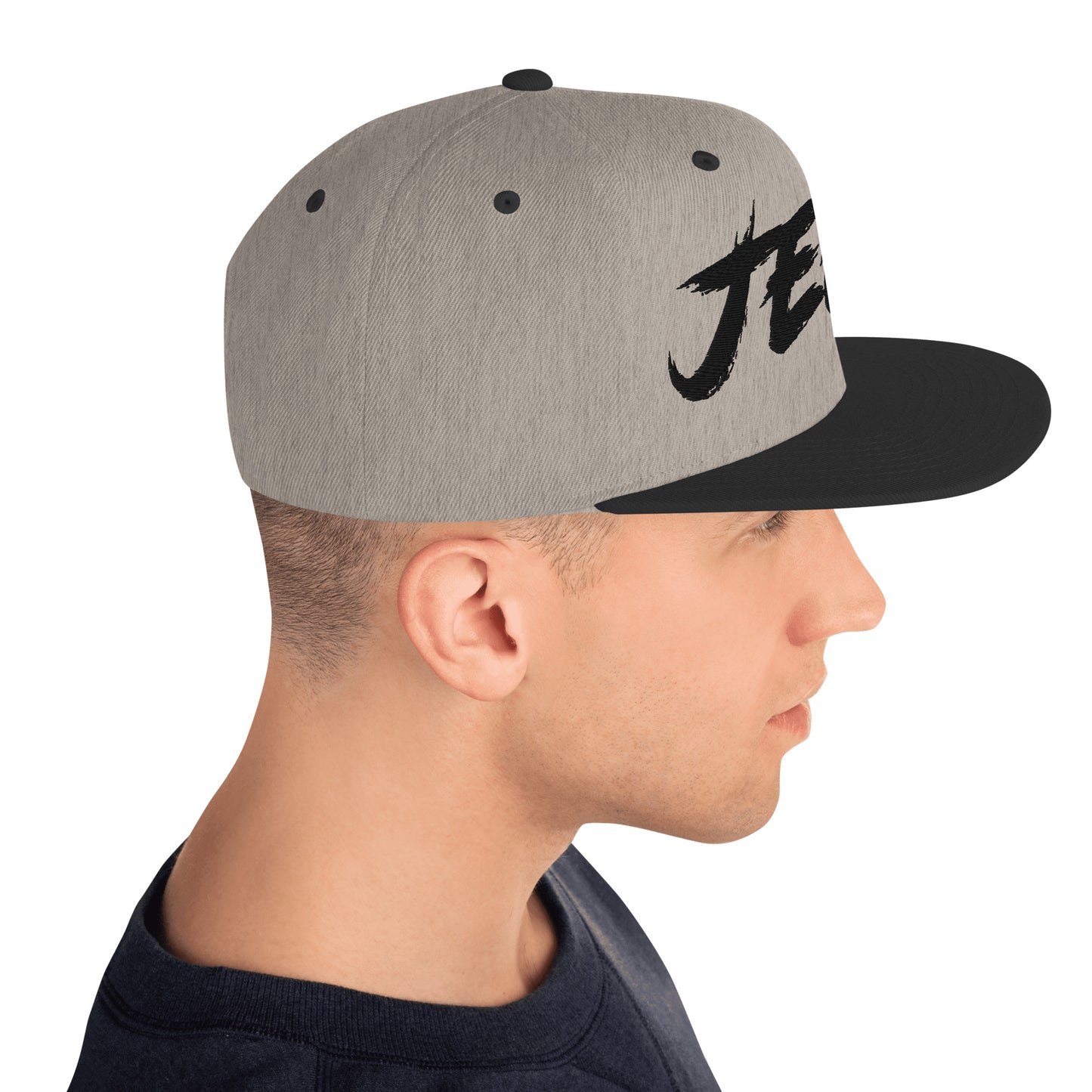 Casquette SnapBack de couleur grise et noire "Jeep"