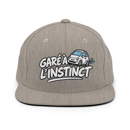 Casquette Snapback, brodée « Garé à l'instant », vue de face, image 5