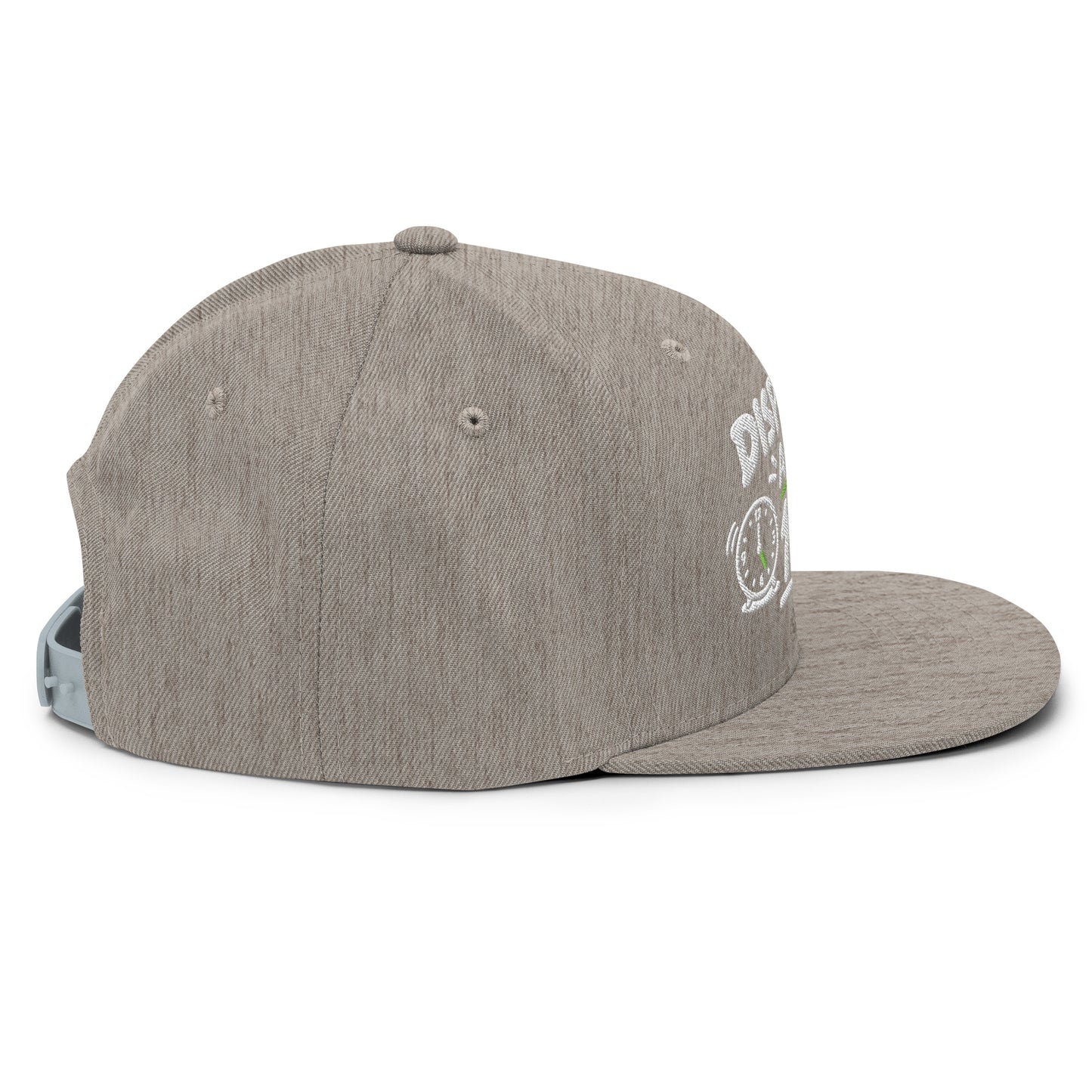 Casquette Snapback, brodée « Disponible après 17h », vue de côté, image 98