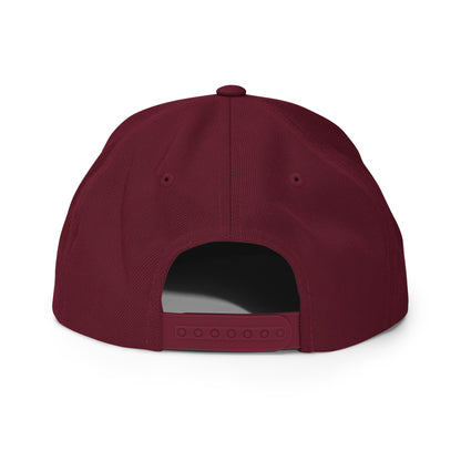 Casquette Snapback, brodée « Madame à toujours raison », en Bordeaux, vue arrière, image 48