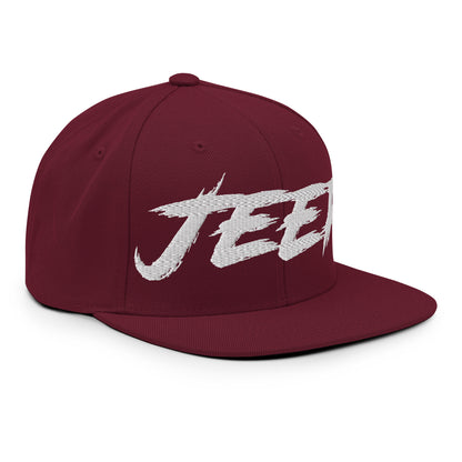 Casquette SnapBack de couleur marron "Jeep"