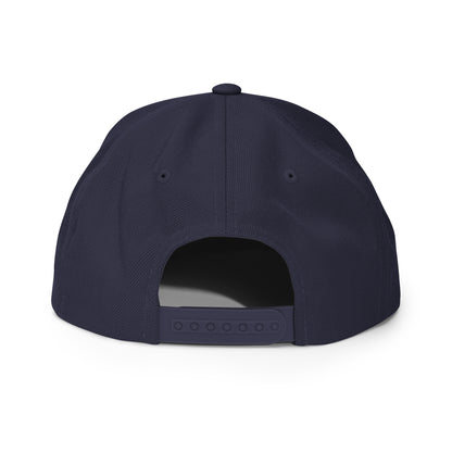 Casquette Snapback, brodée « Apéro sous contrôle », en Bleu Marine Foncé, vue arrière, image 59