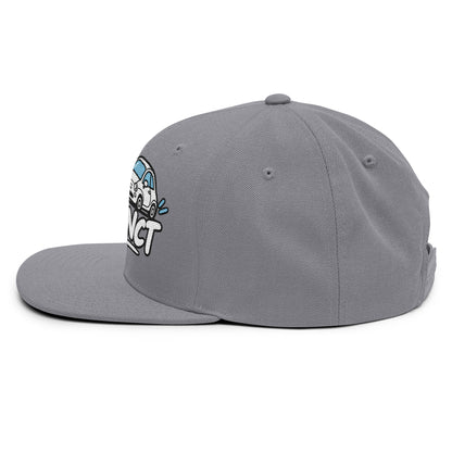 Casquette Snapback, brodée « Garé à l'instant », vue de côté, image 86