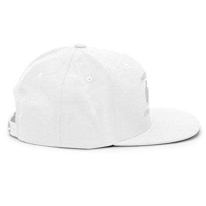 Casquette Snapback, brodée « Près des poissons, loin des cons », vue de côté, image 106