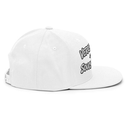 Casquette Snapback, brodée « Verre en main, souci au loin », vue de côté, image 106