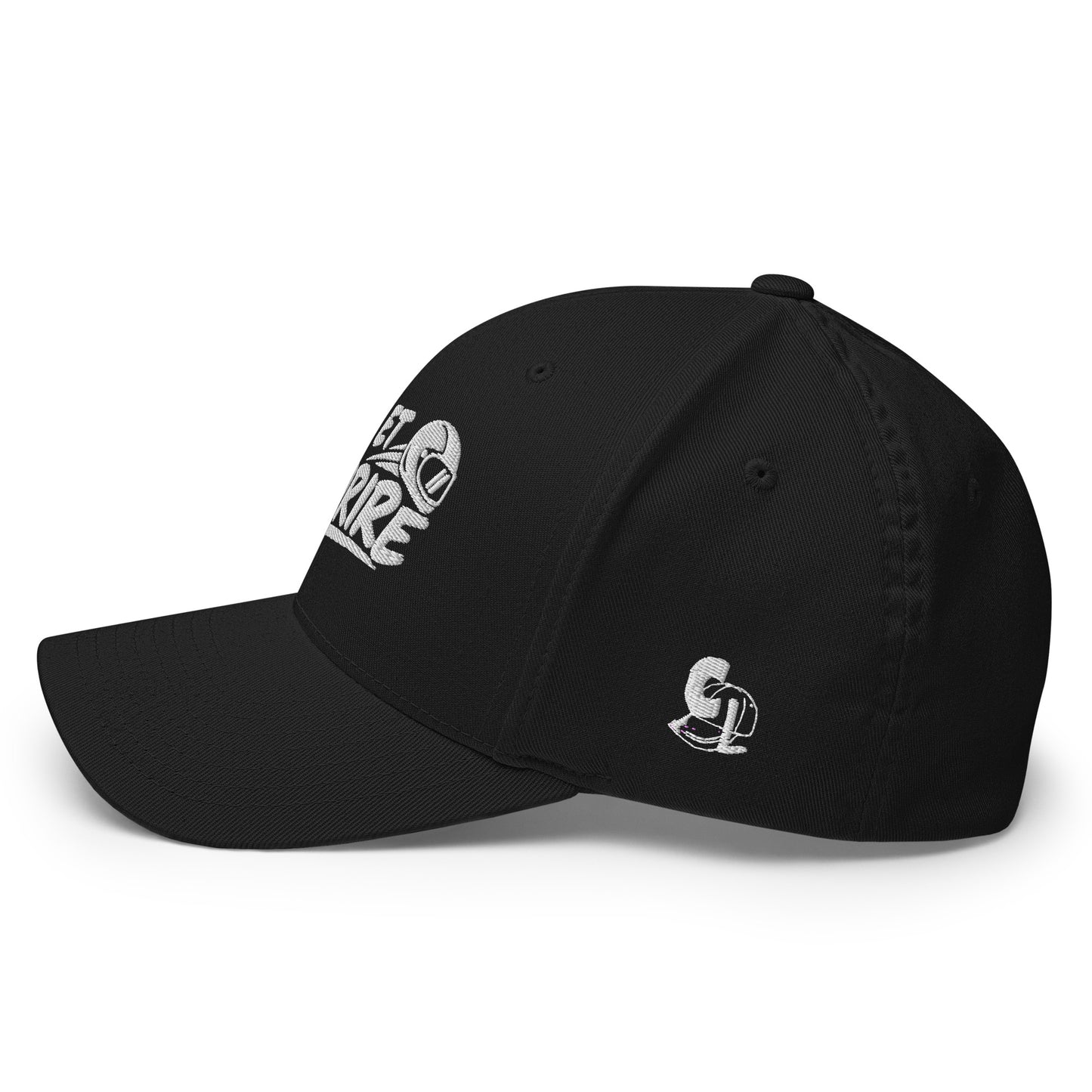 Casquette Casquette, brodée « Gaz et sourire », en Noir, vue arrière, image 23