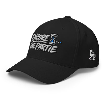 Casquette Casquette, brodée « Encore une partie », en Noir, vue de trois quarts, image 25