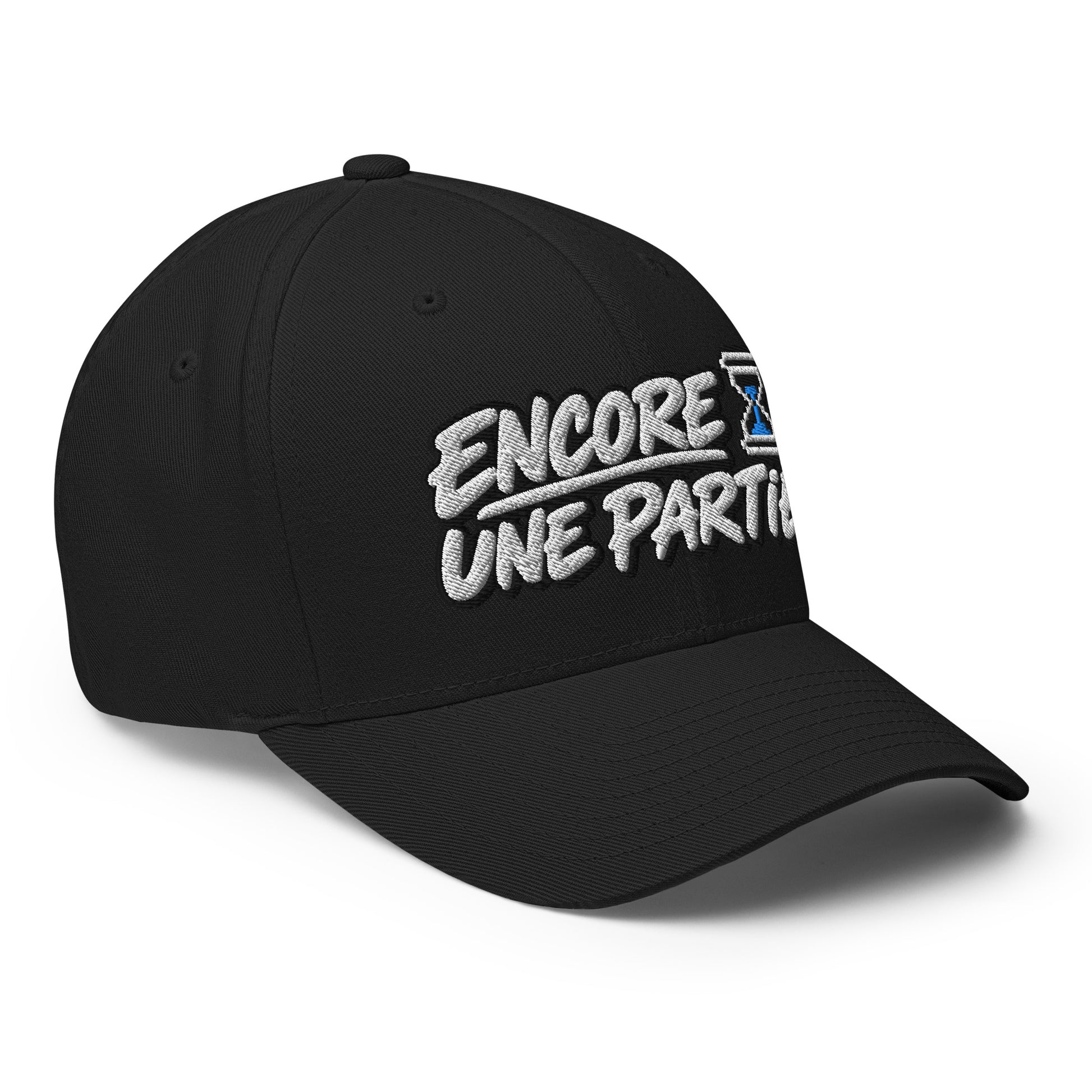 Casquette Casquette, brodée « Encore une partie », en Noir, vue de trois quarts, image 27