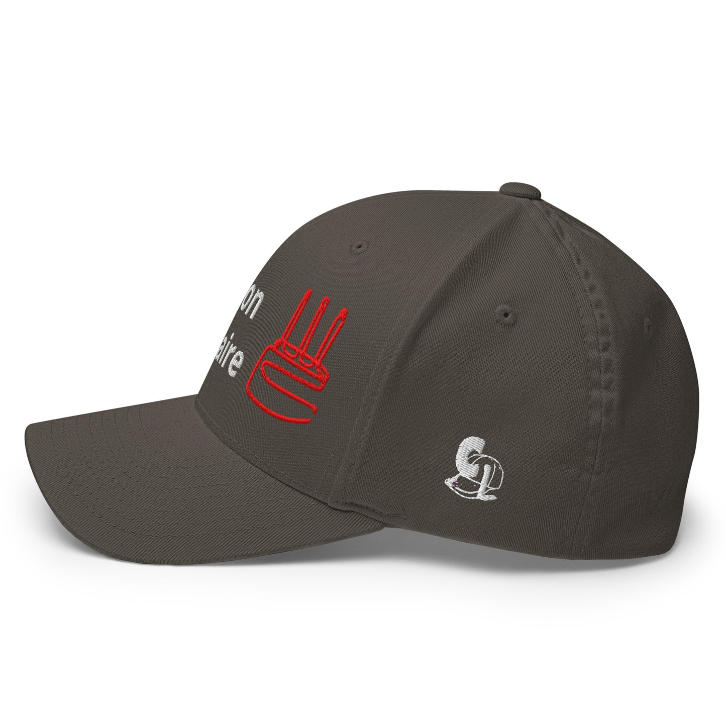 Casquette Baseball, brodée « C'est mon anniversaire », en Gris Foncé, vue arrière, image 35