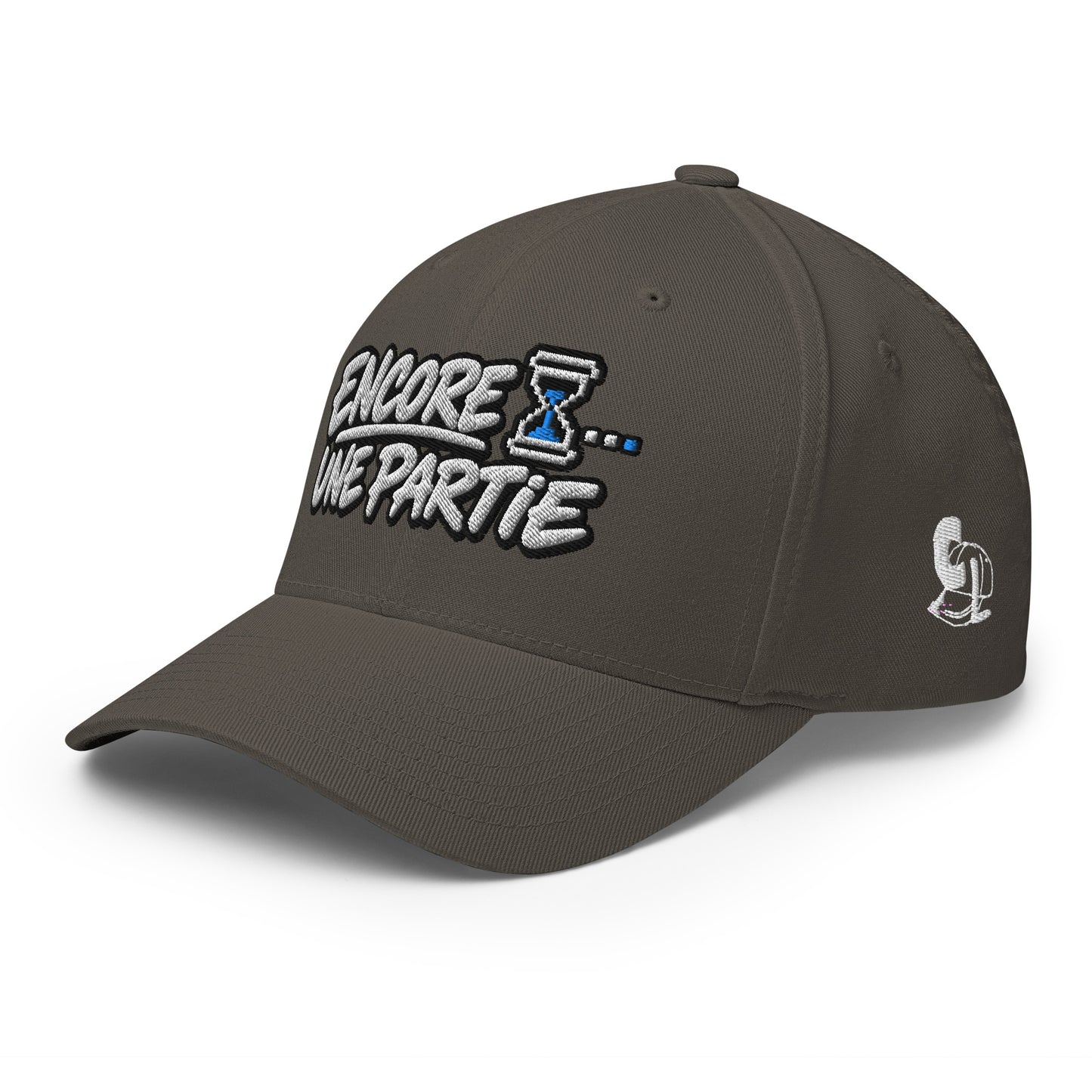 Casquette Casquette, brodée « Encore une partie », en Rouge, vue de trois quarts, image 44