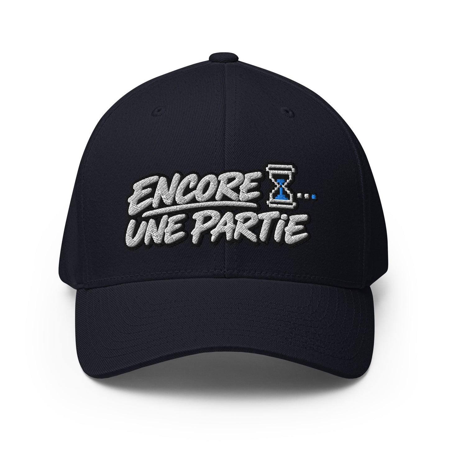Casquette Casquette, brodée « Encore une partie », en Bleu Marine Foncé, vue de face, image 12