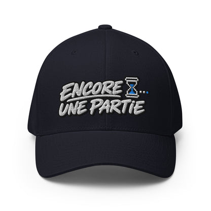 Casquette Casquette, brodée « Encore une partie », en Bleu Marine Foncé, vue de face, image 12