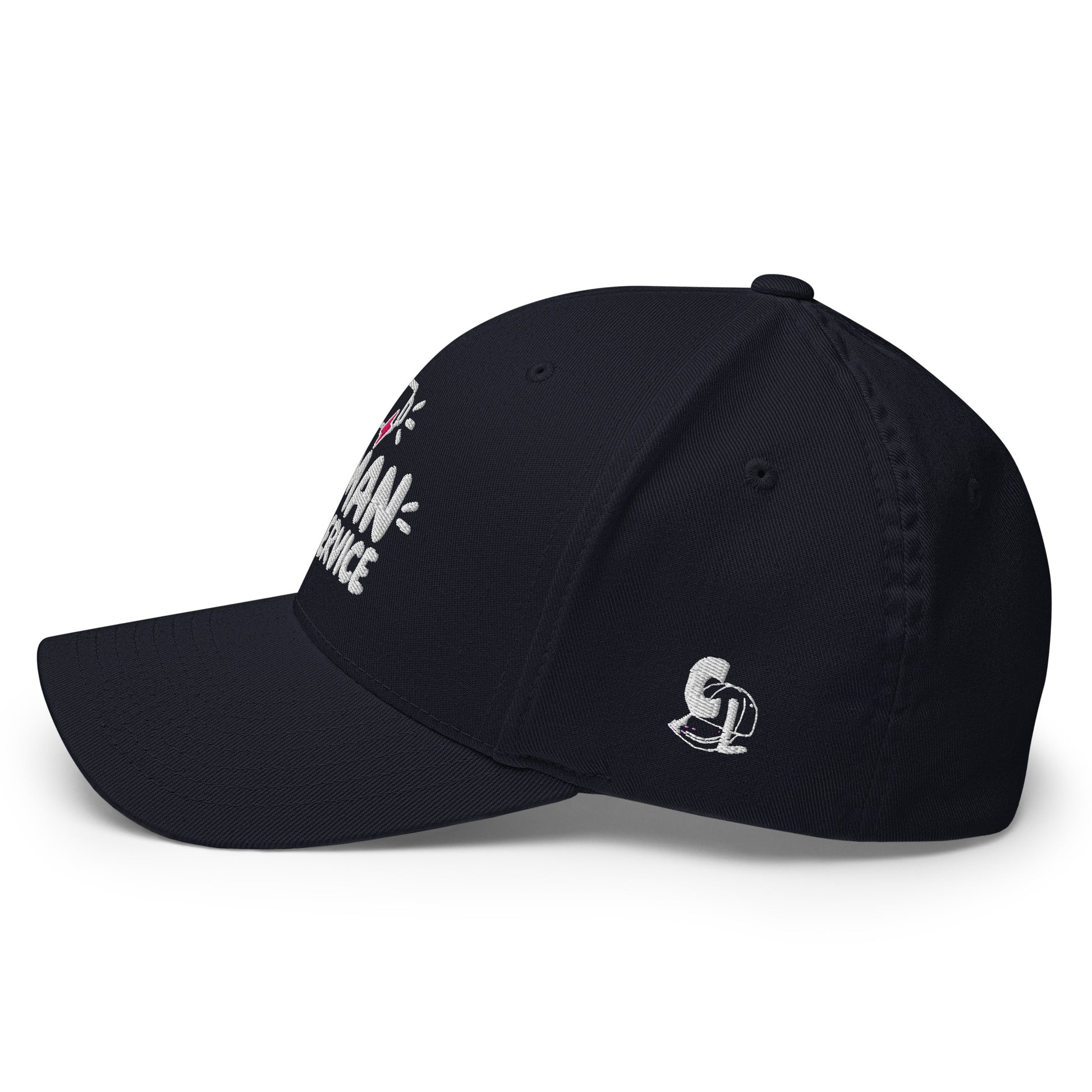 Casquette Casquette, brodée « Maman hors service », en Bleu Marine Foncé, vue arrière, image 18