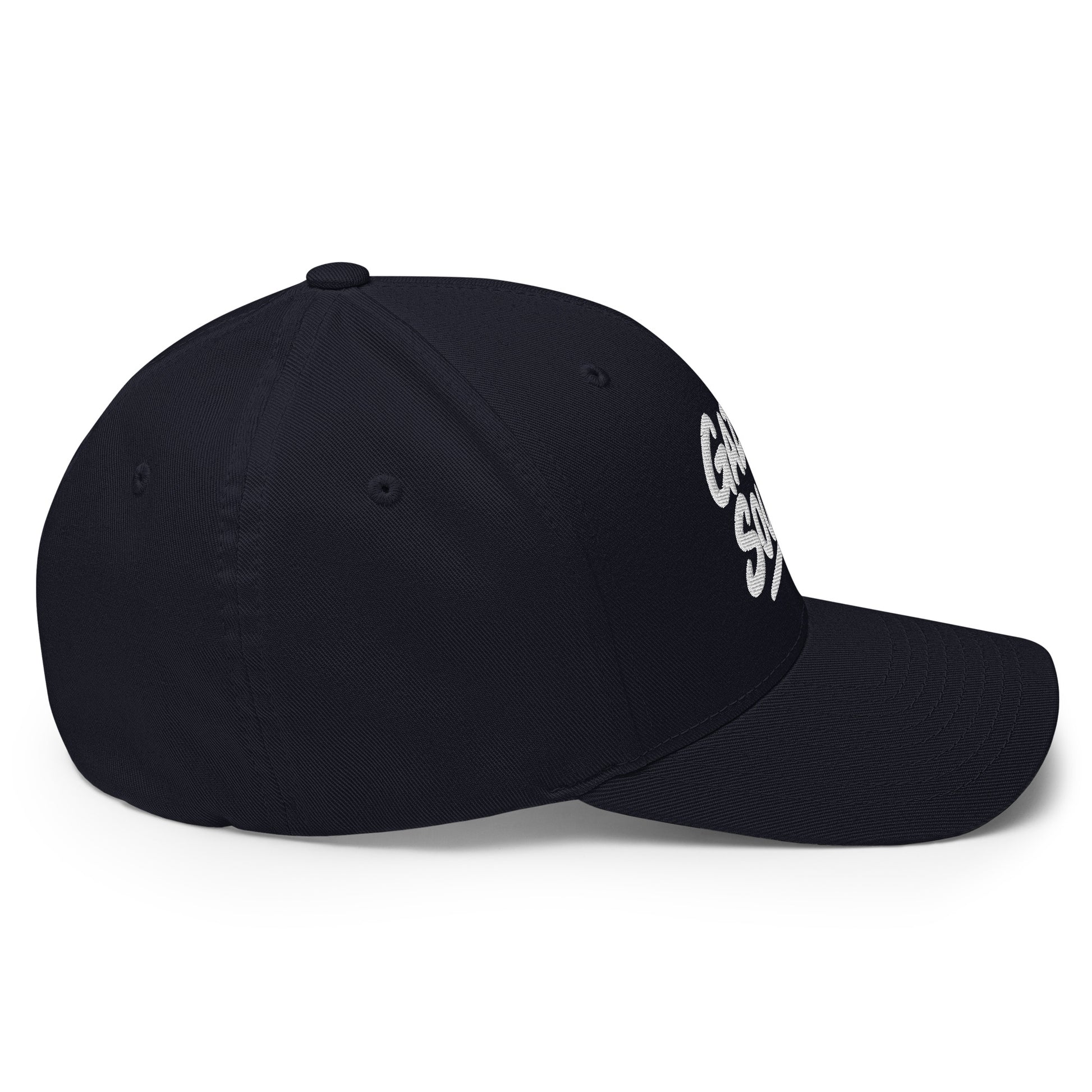 Casquette Casquette, brodée « Gaz et sourire », en Bleu Marine Foncé, vue arrière, image 20