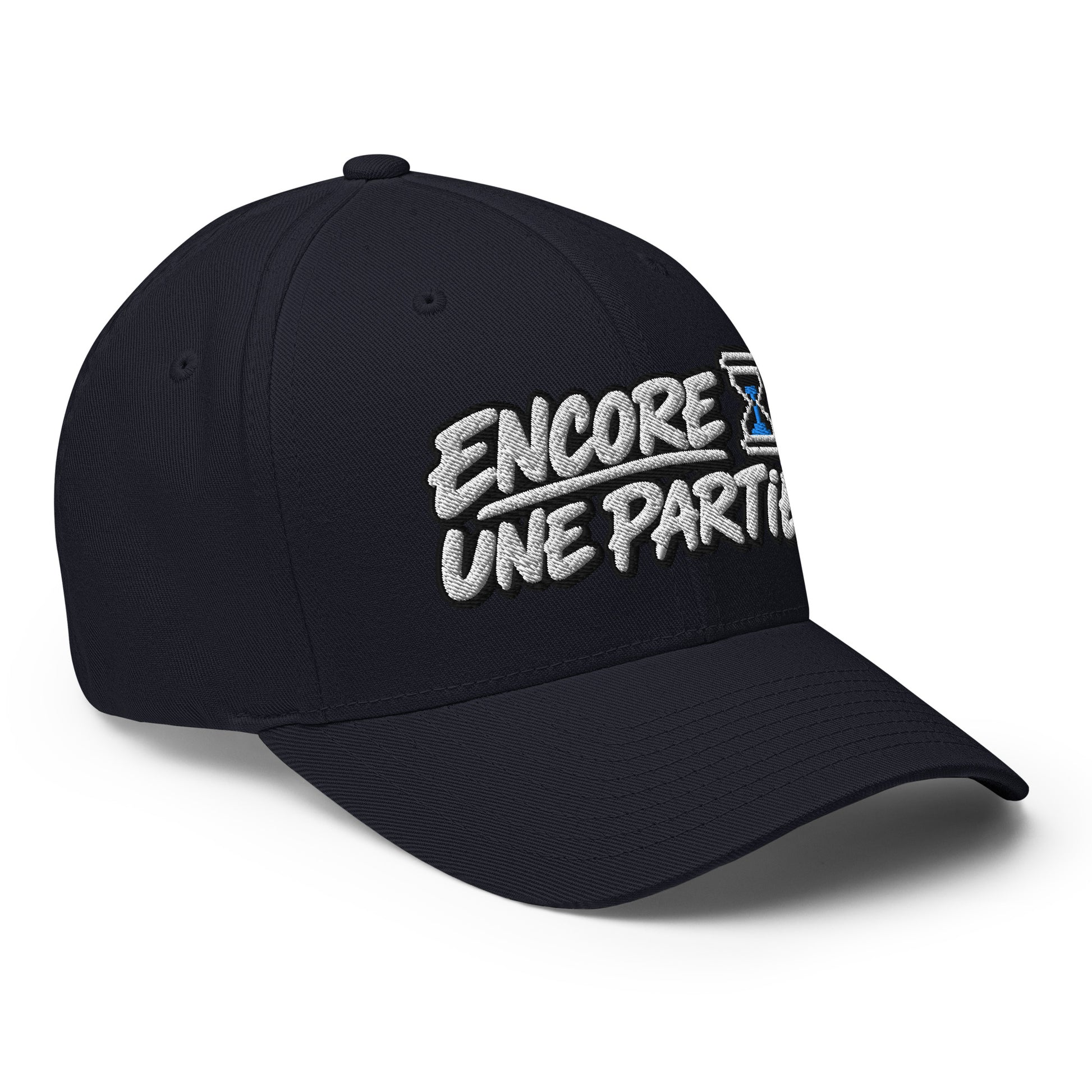 Casquette Casquette, brodée « Encore une partie », en Bleu Marine Foncé, vue de trois quarts, image 22
