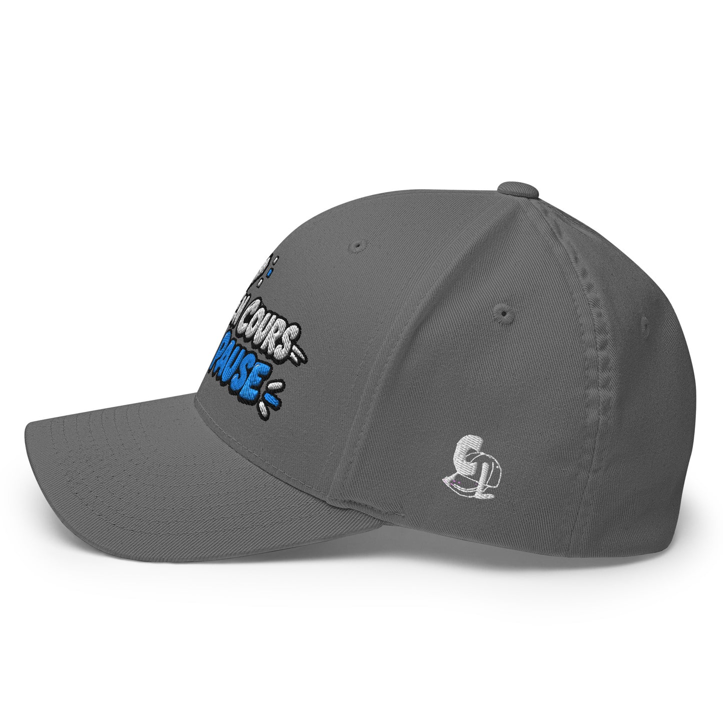Casquette Casquette, brodée « Partie en cours, vie en pause », en Rouge, vue arrière, image 54