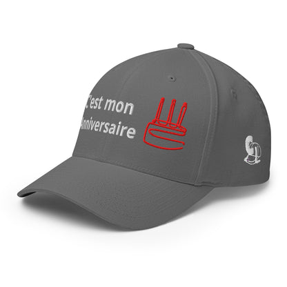 Casquette Baseball, brodée « C'est mon anniversaire », vue de trois quarts, image 47