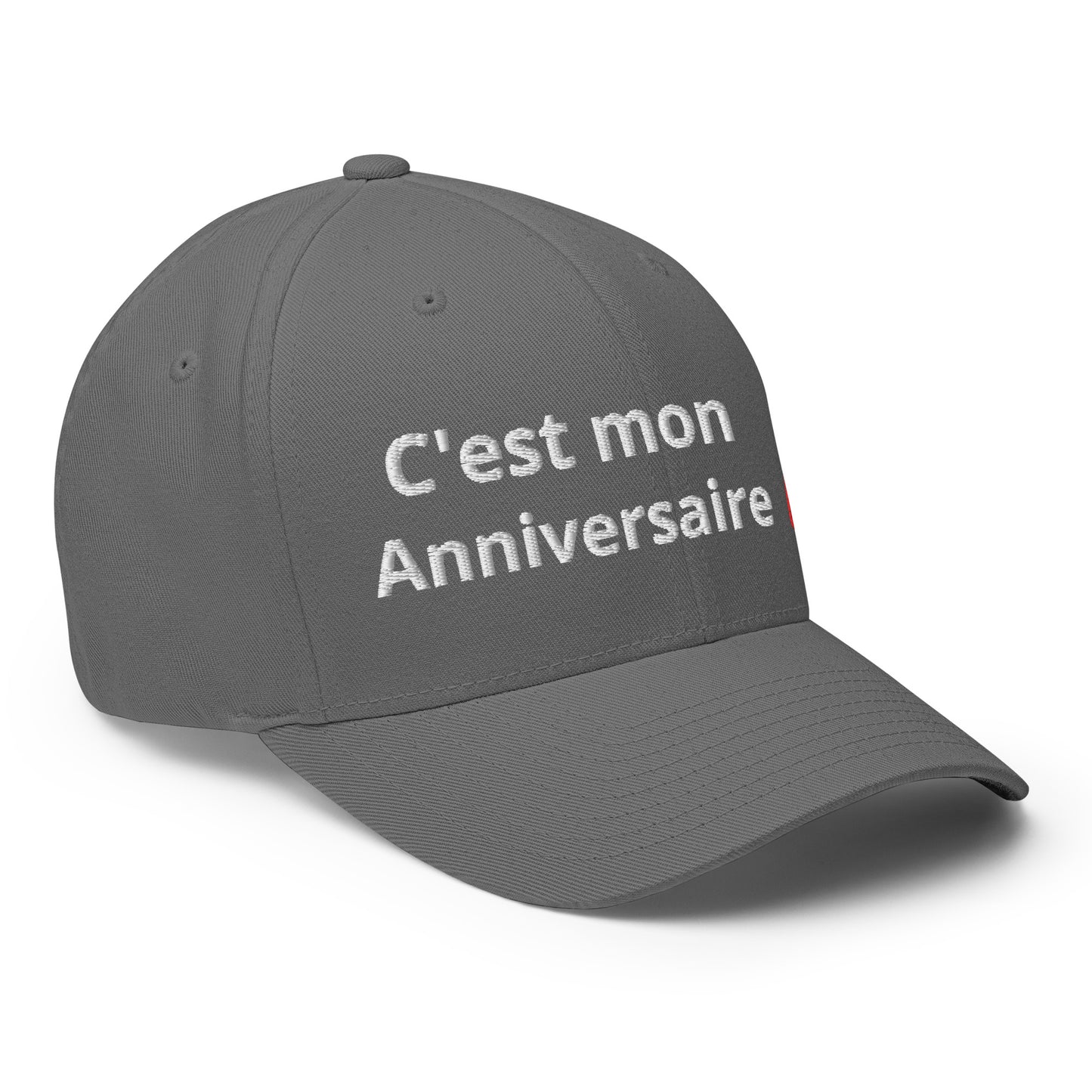 Casquette Baseball, brodée « C'est mon anniversaire », vue de trois quarts, image 49