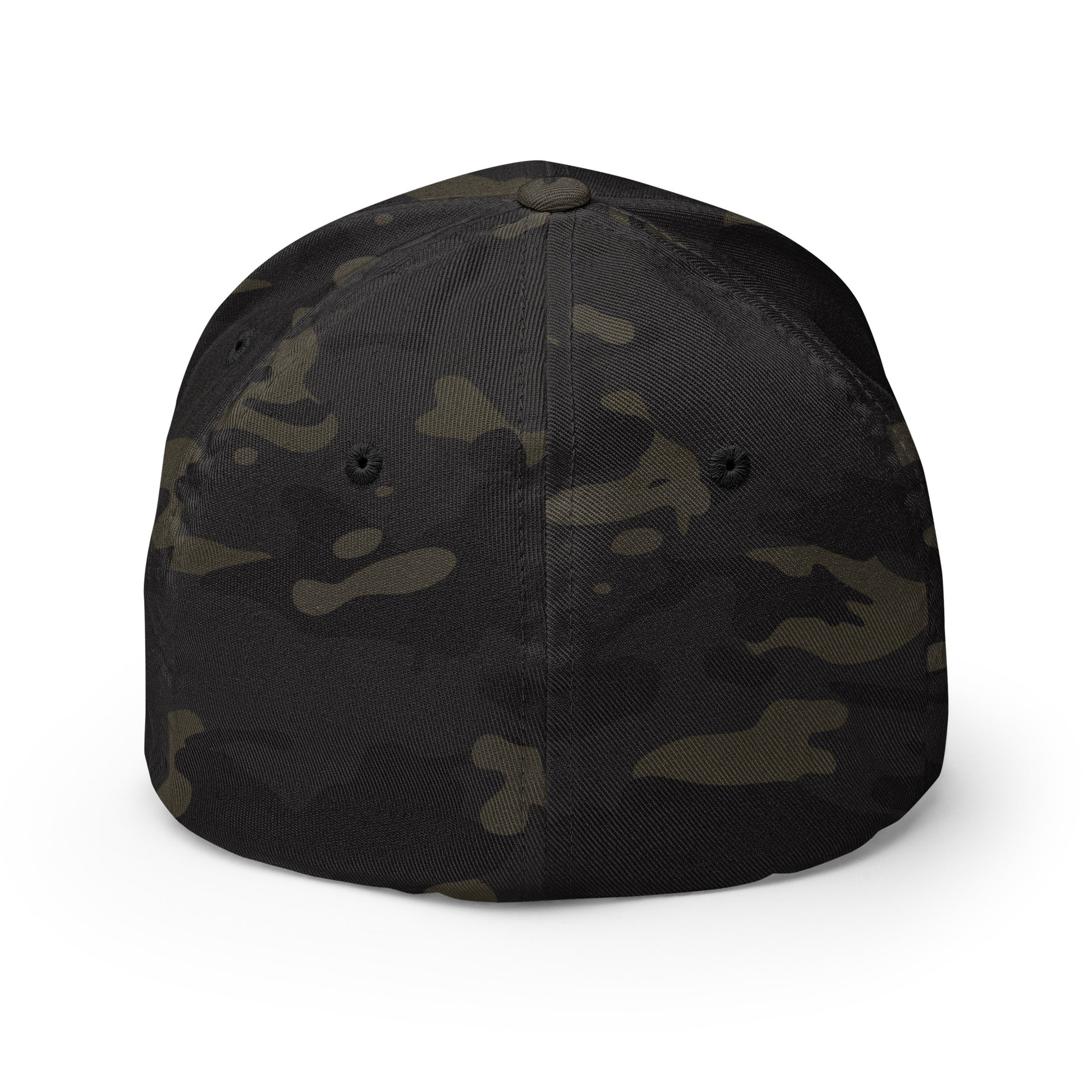 Casquette Casquette, brodée « Gaz et sourire », en Multicam Black, vue arrière, image 13