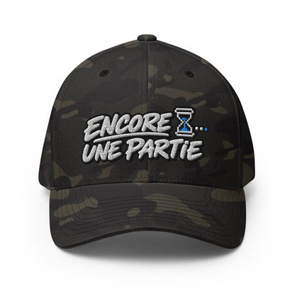 Casquette Casquette, brodée « Encore une partie », en Multicam Black, vue de face, image 3