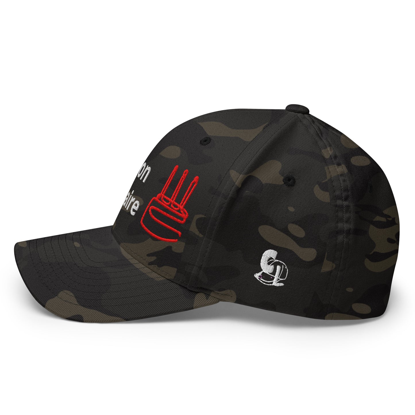 Casquette Baseball, brodée « C'est mon anniversaire », en Multicam Black, vue arrière, image 10