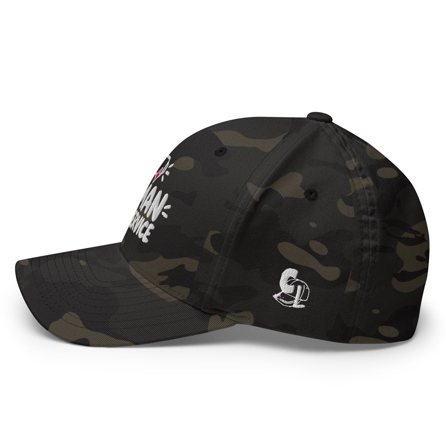 Casquette Casquette, brodée « Maman hors service », en Multicam Black, vue arrière, image 13
