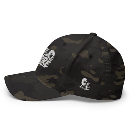 Casquette Casquette, brodée « Gaz et sourire », en Multicam Black, vue arrière, image 14