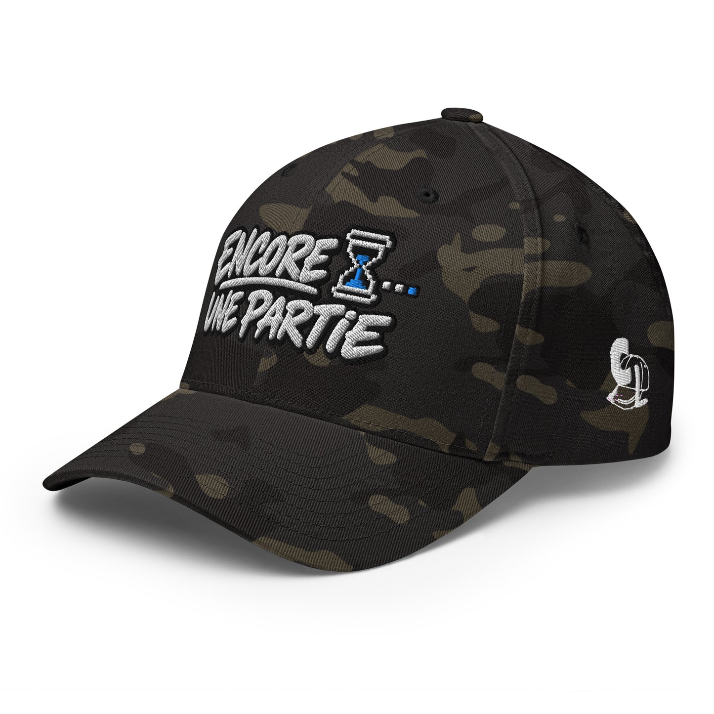 Casquette Casquette, brodée « Encore une partie », en Multicam Black, vue de trois quarts, image 15