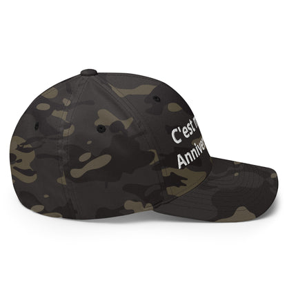 Casquette Baseball, brodée « C'est mon anniversaire », en Multicam Black, vue arrière, image 11