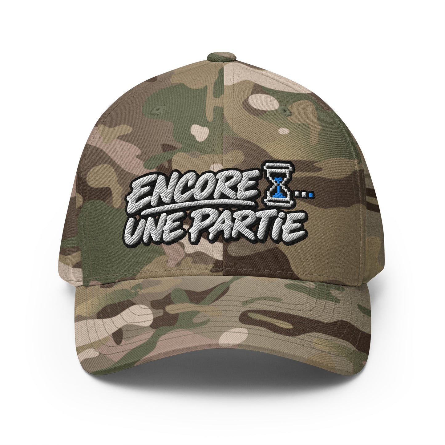 Casquette Casquette, brodée « Encore une partie », en Rouge, vue de face, image 4