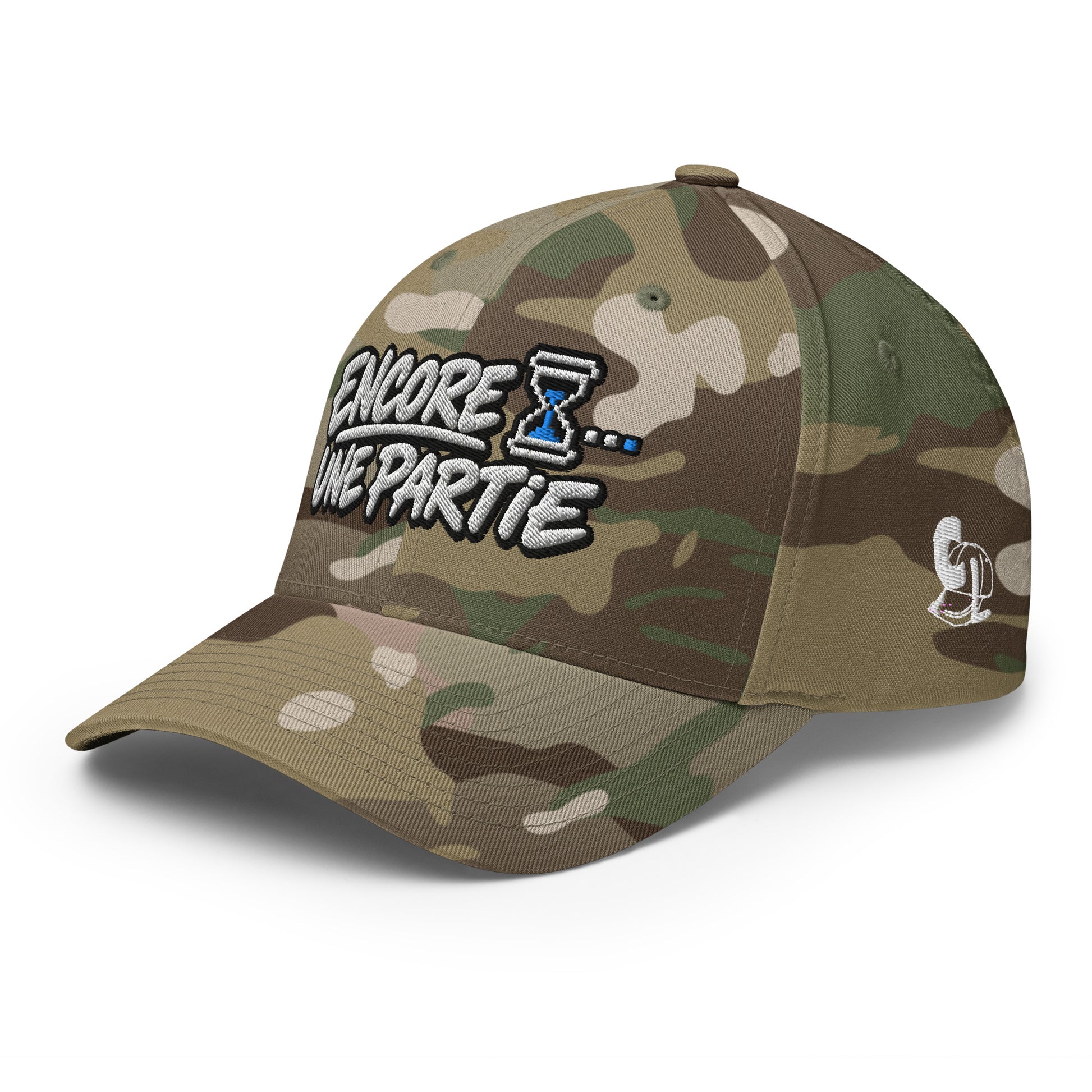 Casquette Casquette, brodée « Encore une partie », en Rouge, vue de trois quarts, image 49