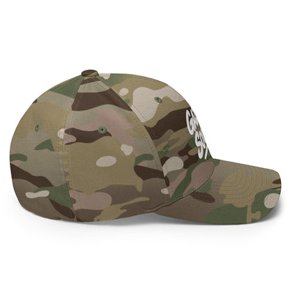 Casquette Casquette, brodée « Gaz et sourire », en Rouge, vue arrière, image 50