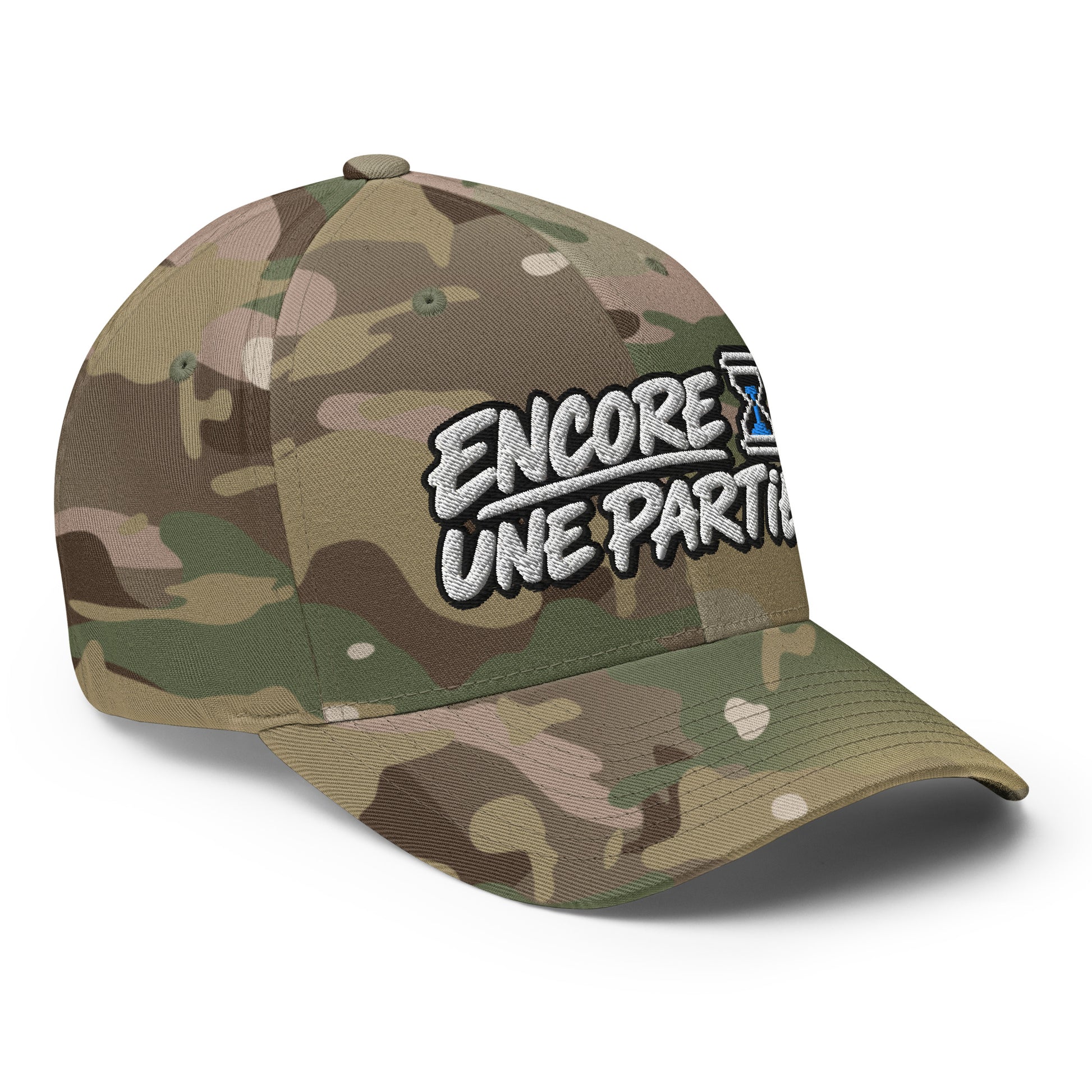 Casquette Casquette, brodée « Encore une partie », en Rouge, vue de trois quarts, image 51