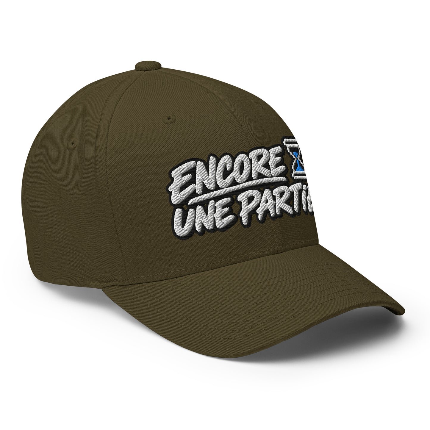 Casquette Casquette, brodée « Encore une partie », en Rouge, vue de trois quarts, image 41
