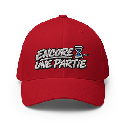 Casquette Casquette, brodée « Encore une partie », en Rouge, vue de face, image 8