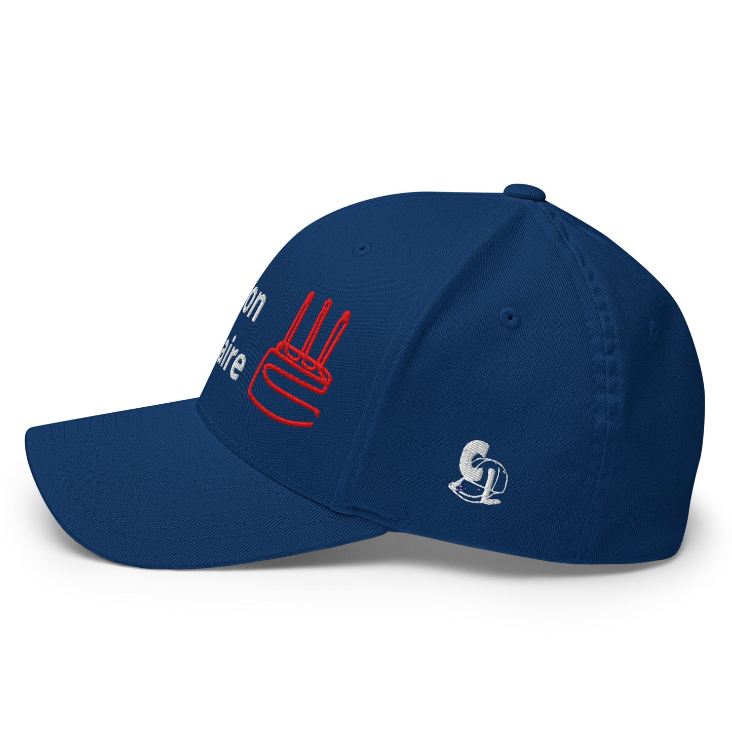 Casquette Baseball, brodée « C'est mon anniversaire », en Bleu Roi, vue arrière, image 24