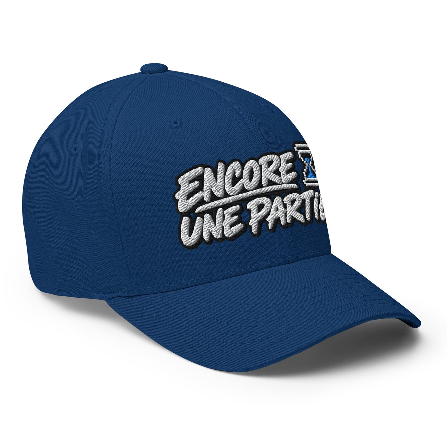 Casquette Casquette, brodée « Encore une partie », en Bleu Roi, vue de trois quarts, image 31