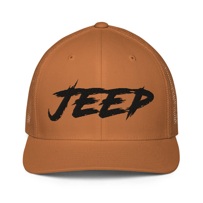 Casquette Trucker de couleur orange "Jeep"