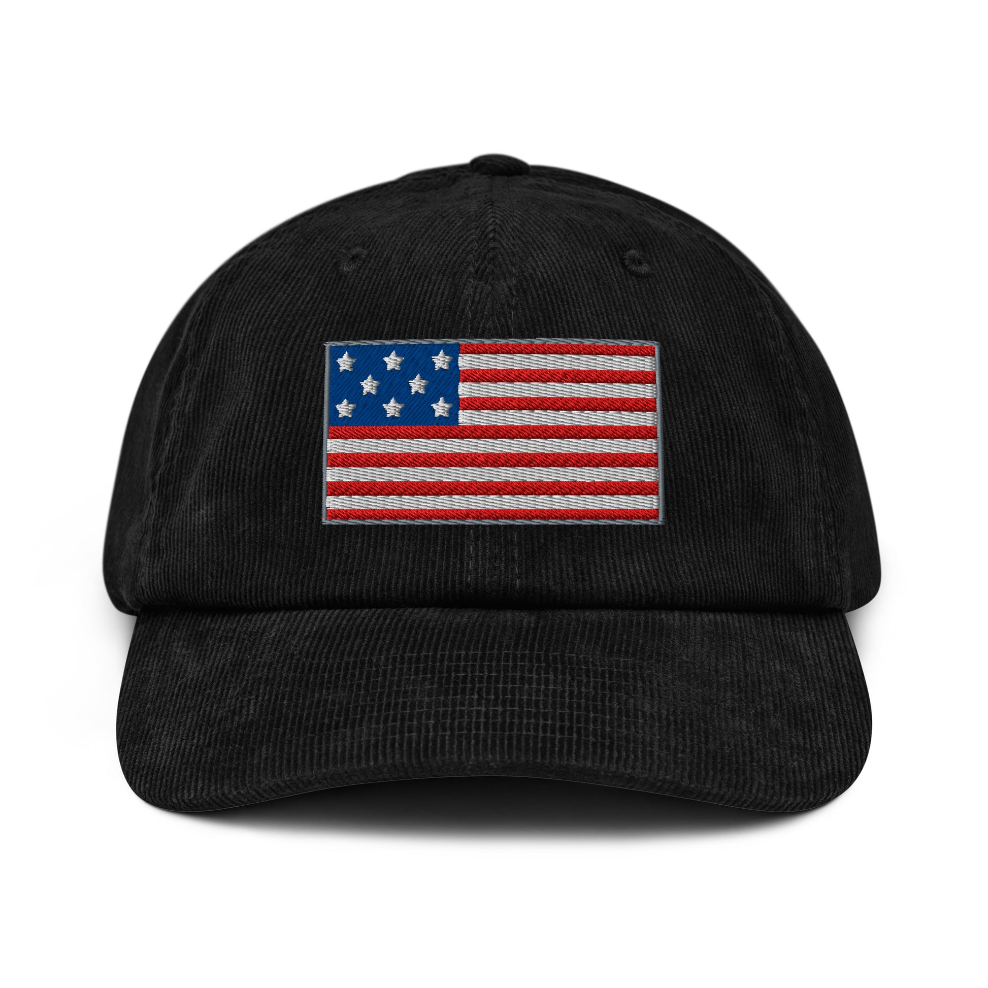 Casquette Casquette, brodée « Drapeau Américain USA », en Noir, vue de face, image 10