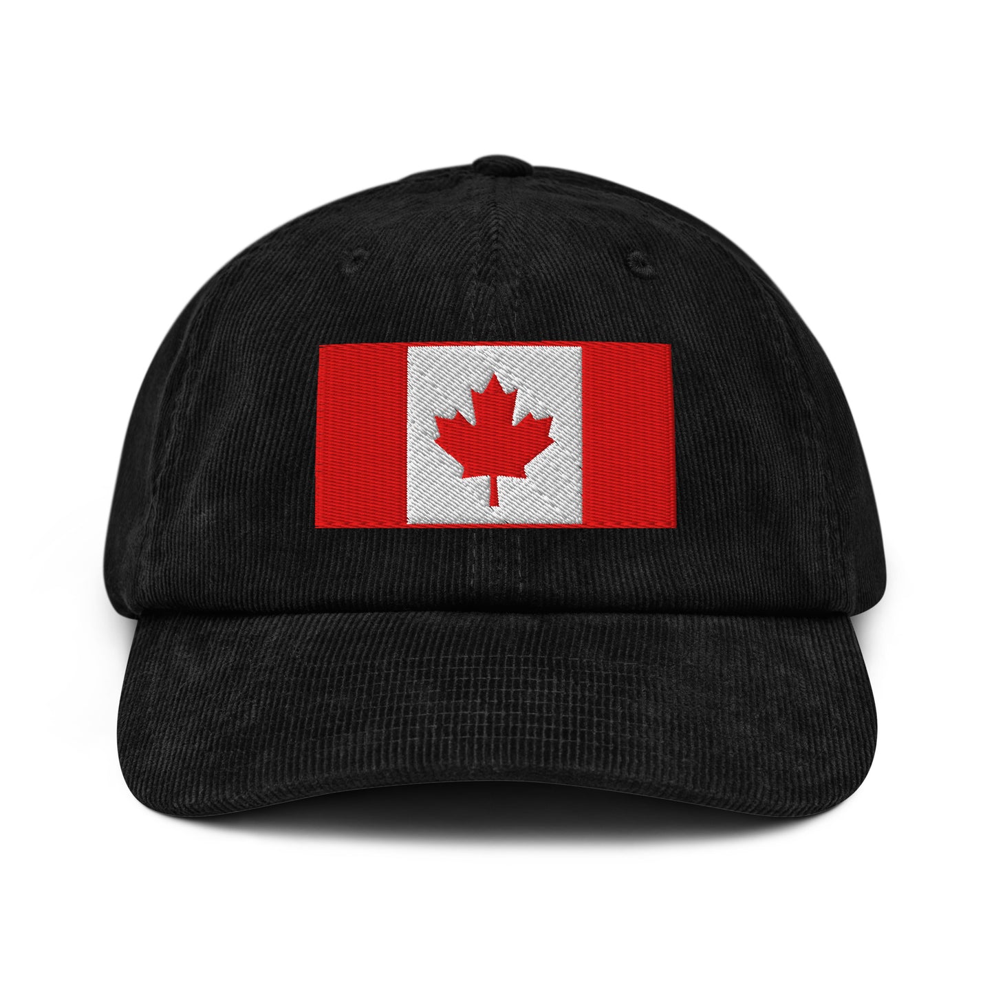 Casquette Casquette, brodée « Drapeau du Canada », en Noir, vue de face, image 10