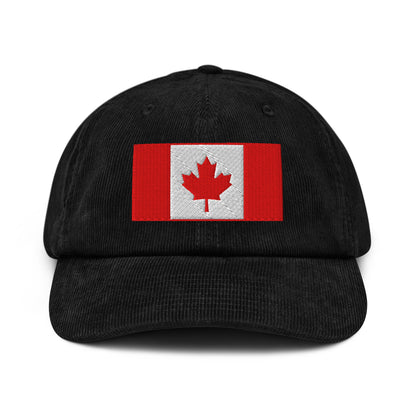 Casquette Casquette, brodée « Drapeau du Canada », en Noir, vue de face, image 10