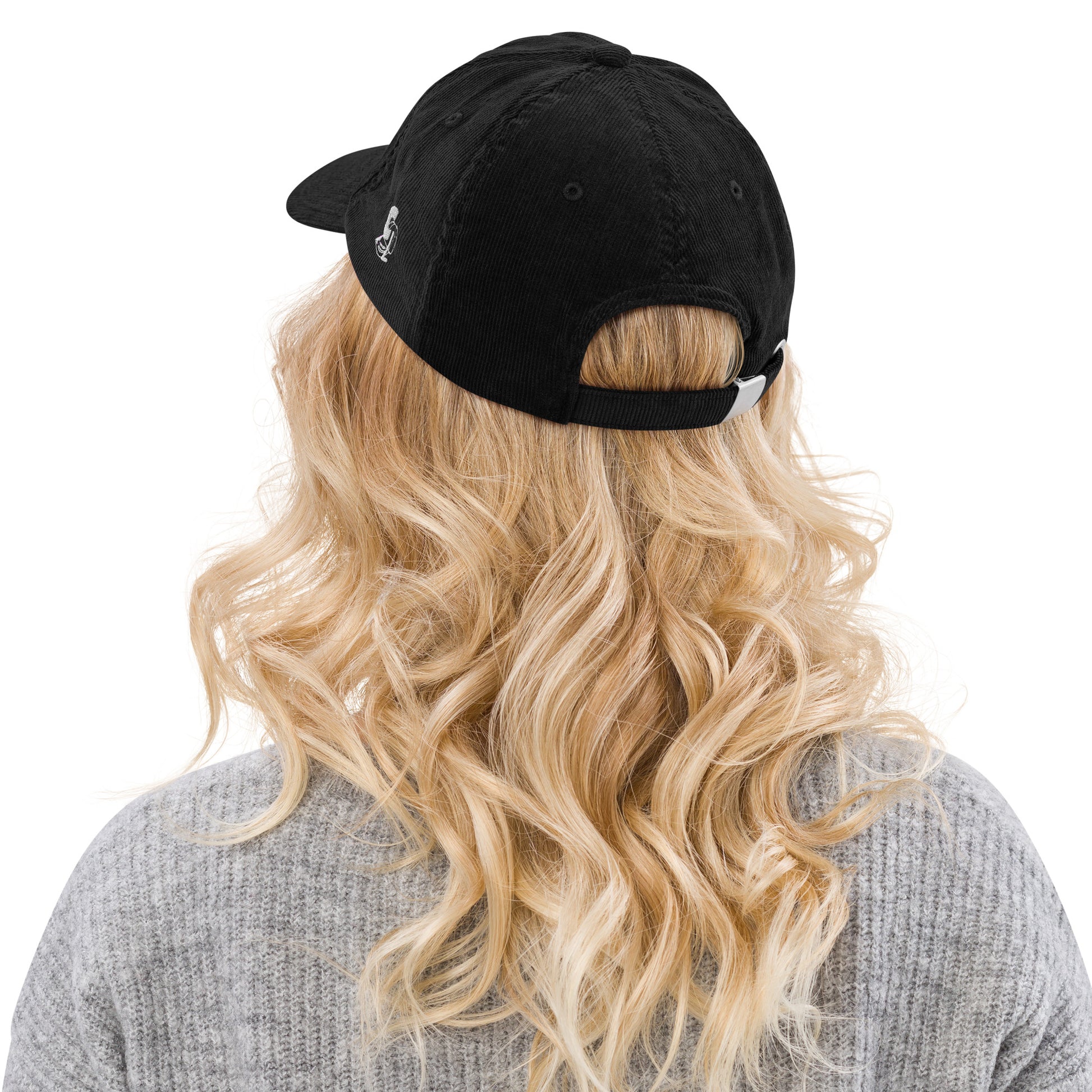 Casquette Casquette, brodée « MOOD », en Noir, vue arrière de trois quarts, image 6