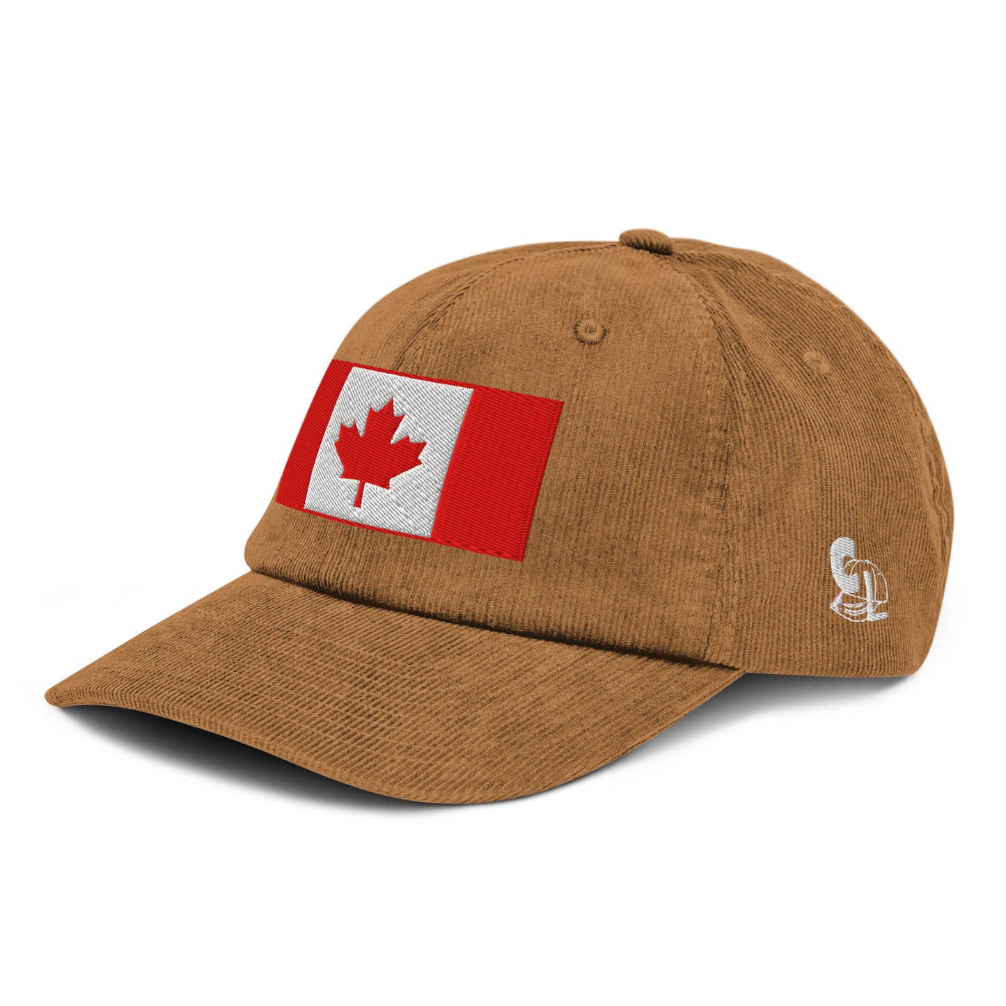 Casquette Casquette, brodée « Drapeau du Canada », vue de trois quarts, image 3