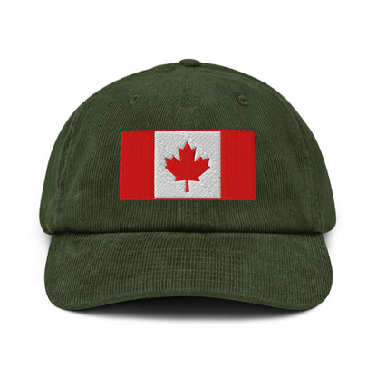 Casquette Casquette, brodée « Drapeau du Canada », en Dark Olive, vue de face, image 28