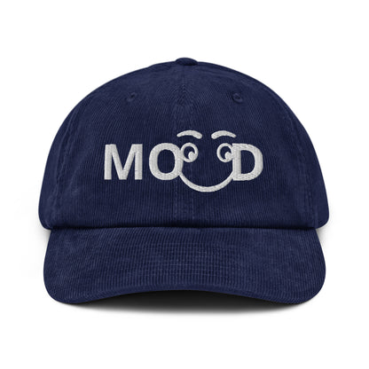 Casquette Casquette, brodée « MOOD », en Oxford Navy, vue de face, image 15